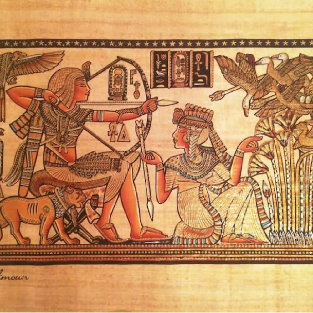 8 Egyptian papyrus art